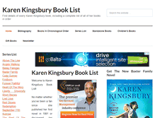 Tablet Screenshot of karenkingsburybooklist.com